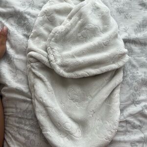 Cozy White Swaddle Blanket
